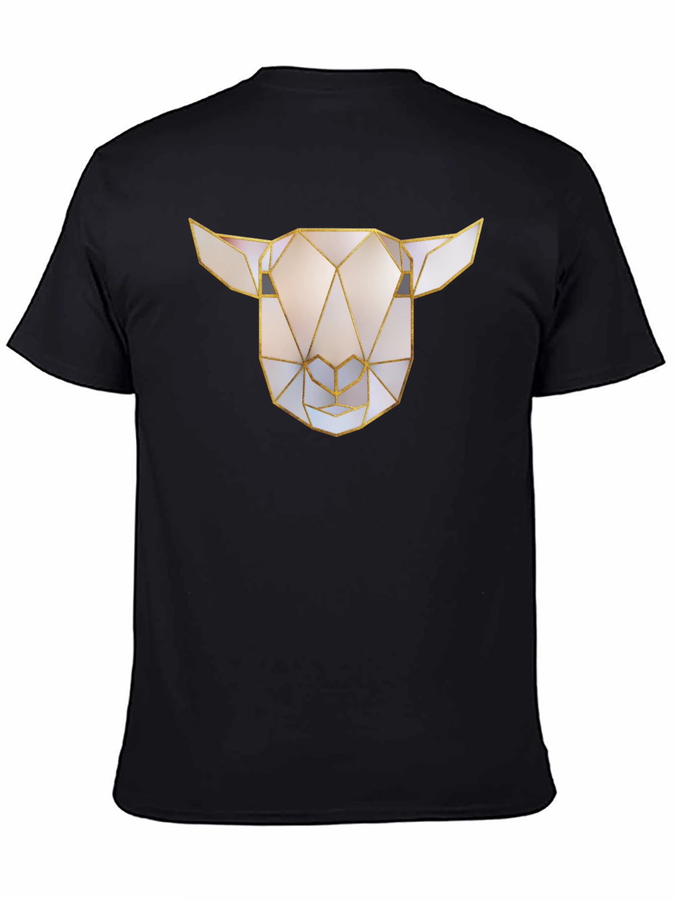 Geometric Sheep Graphic T-Shirt