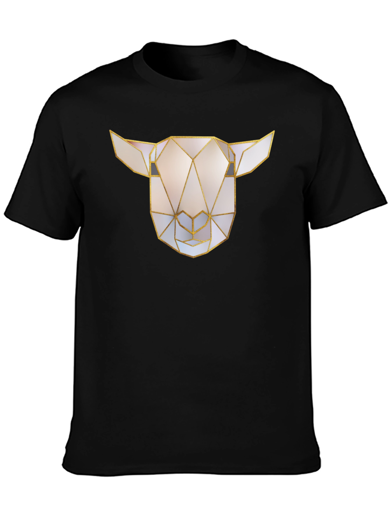 Geometric Sheep Graphic T-Shirt