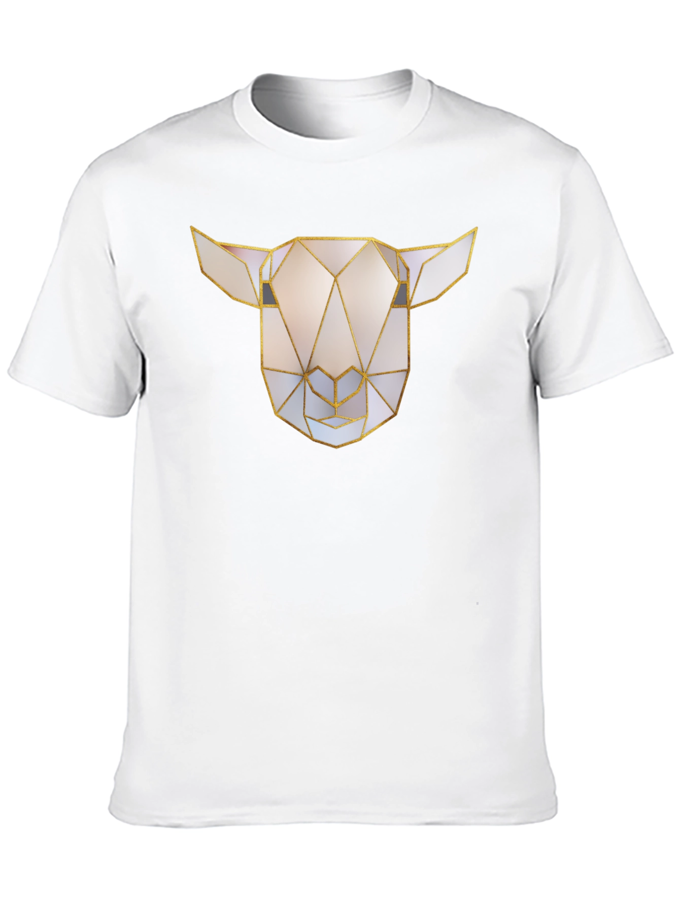 Geometric Sheep Graphic T-Shirt