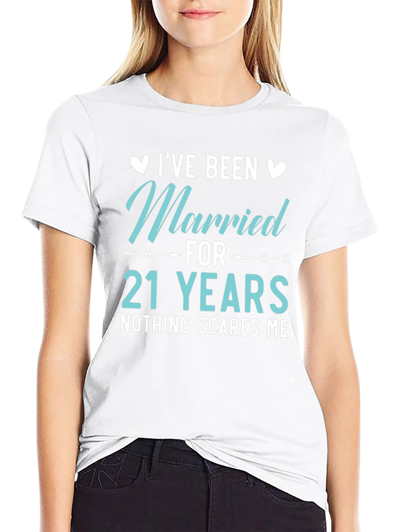 21st Anniversary T-Shirt - Nothing Scares Me!