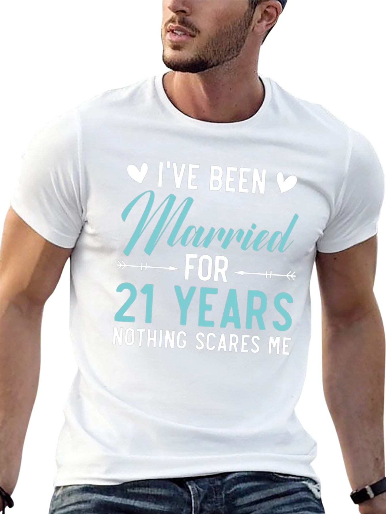 21st Anniversary T-Shirt - Nothing Scares Me!
