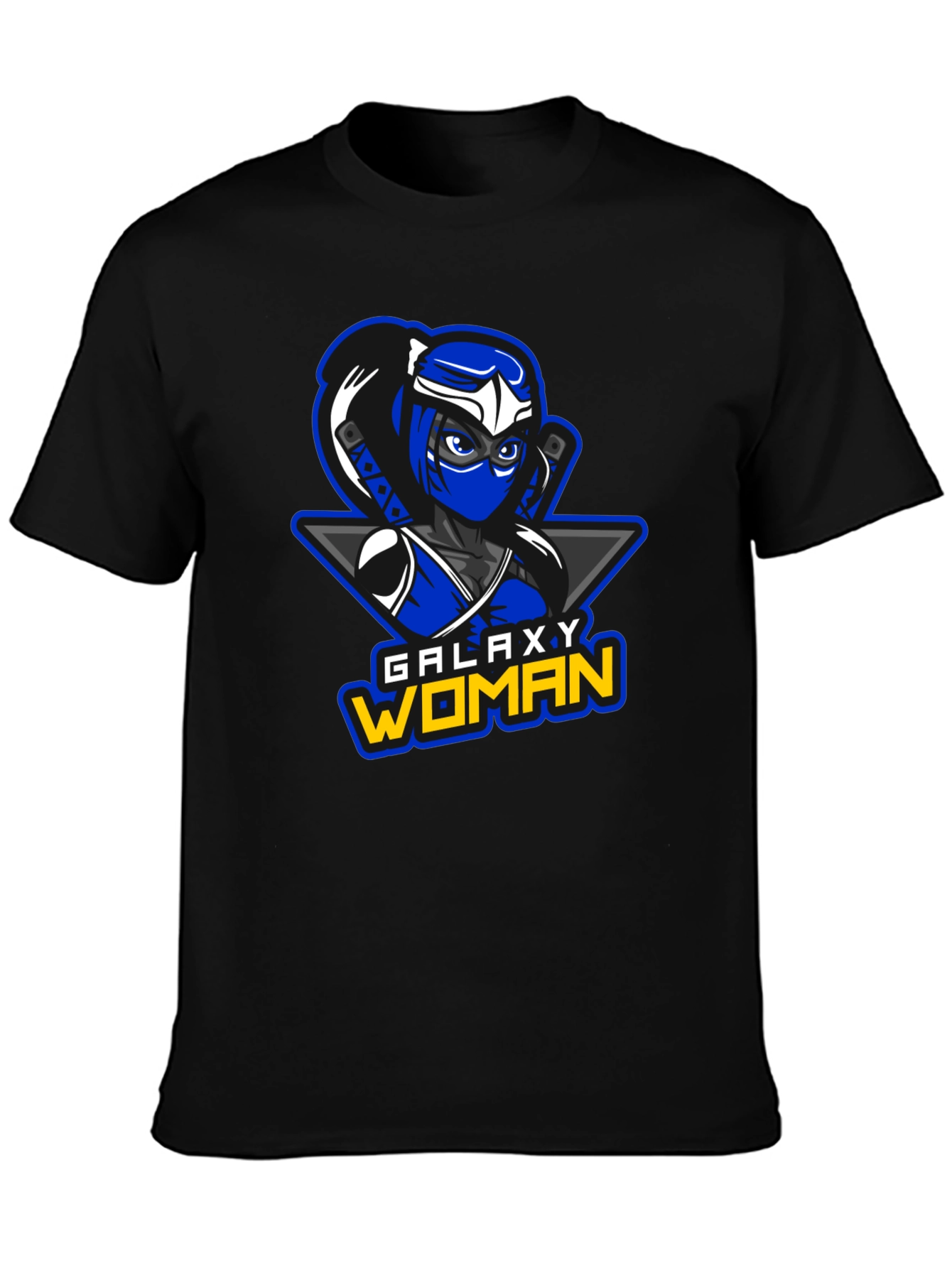 Galaxy Woman Ninja Graphic T-Shirt