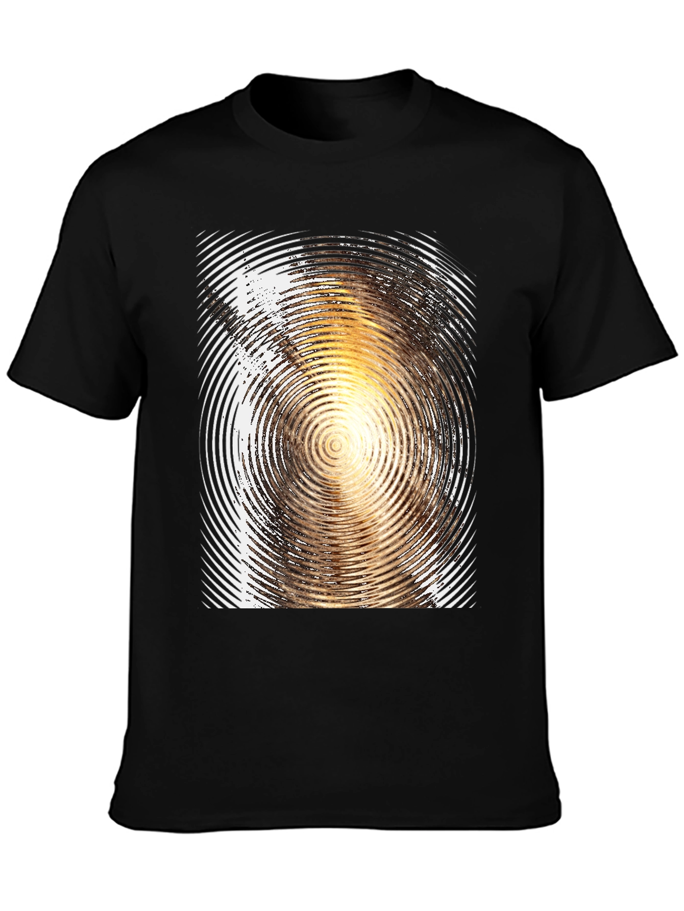Abstract Circle Pattern Graphic Tee