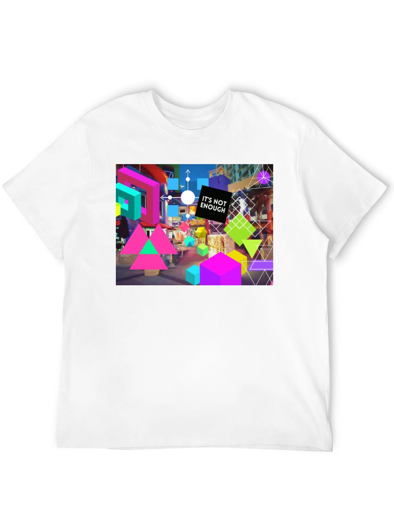 Abstract Geometric Graphic T-Shirt