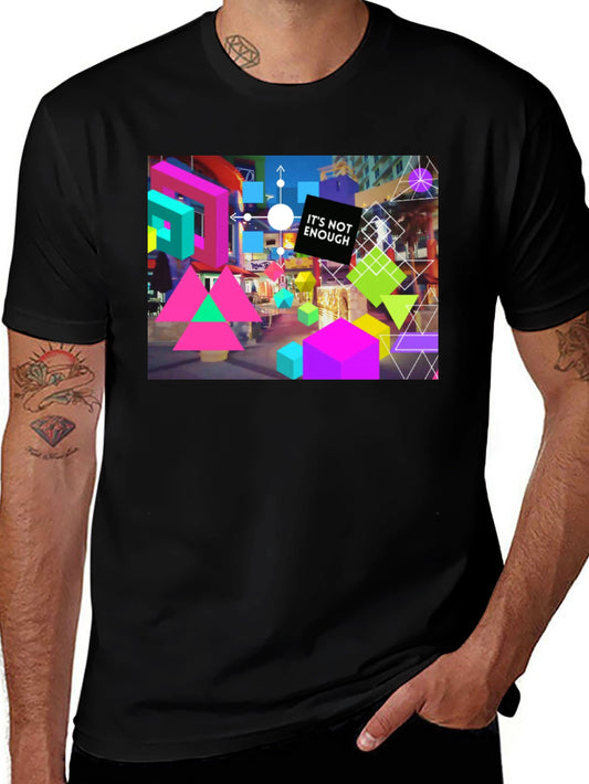 Abstract Geometric Graphic T-Shirt