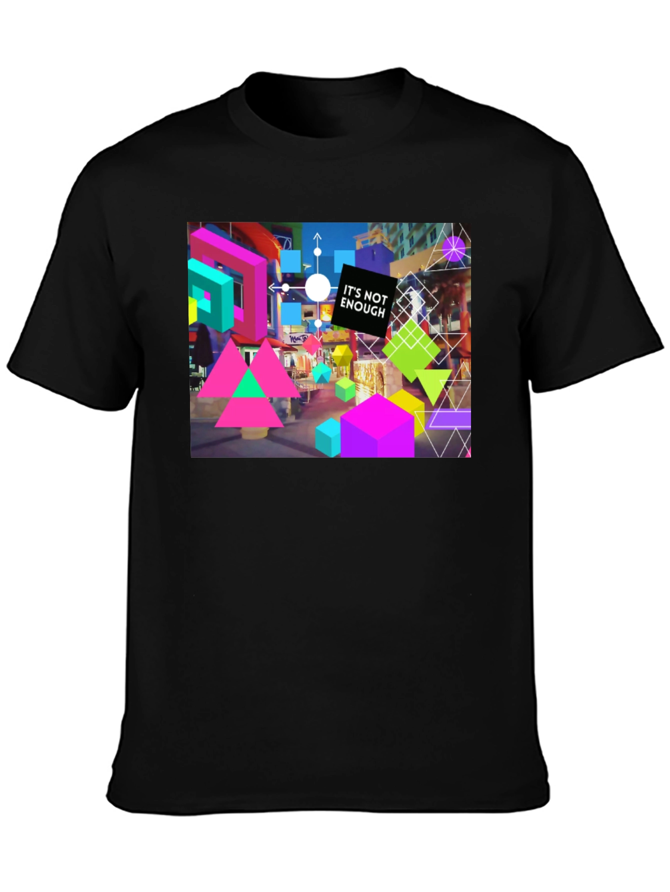 Abstract Geometric Graphic T-Shirt