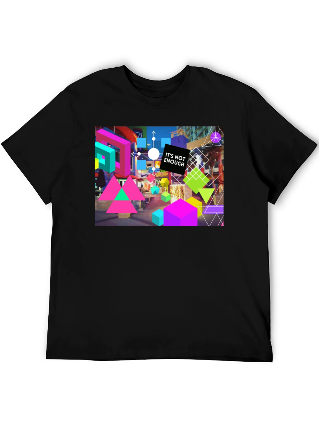 Abstract Geometric Graphic T-Shirt