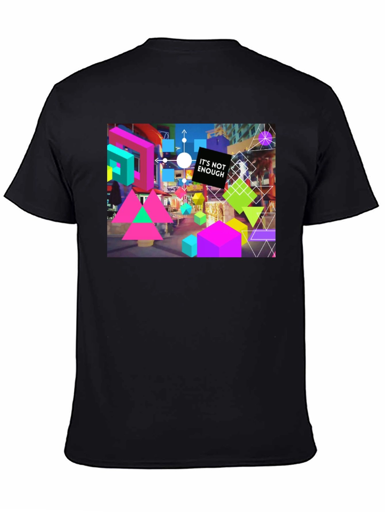 Abstract Geometric Graphic T-Shirt
