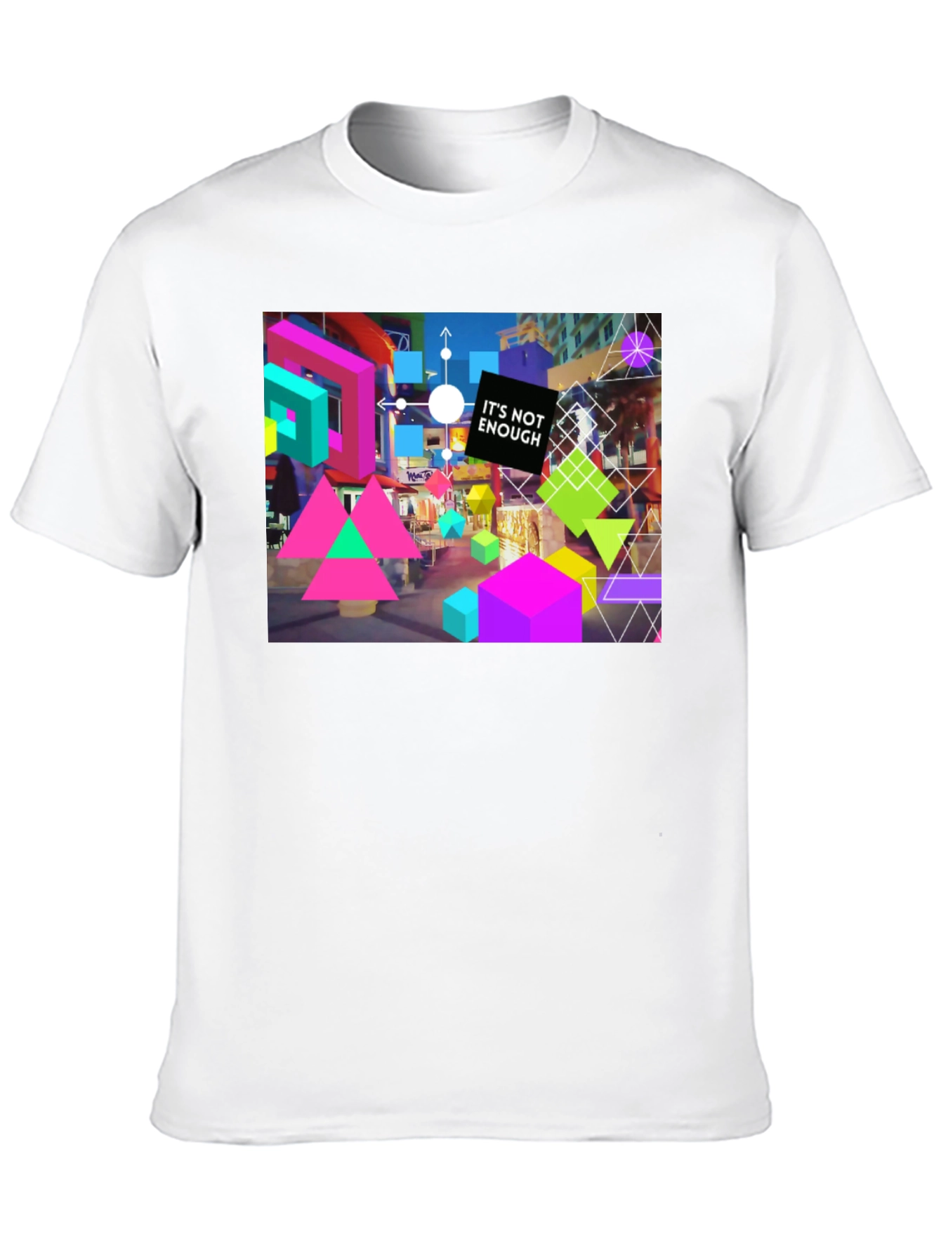Abstract Geometric Graphic T-Shirt