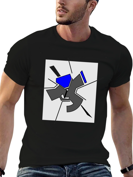 Abstract Geometric T-Shirt - Modern Art Tee