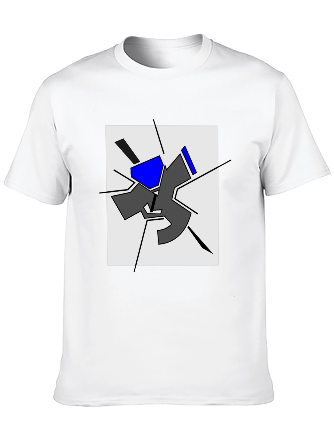 Abstract Geometric T-Shirt - Modern Art Tee