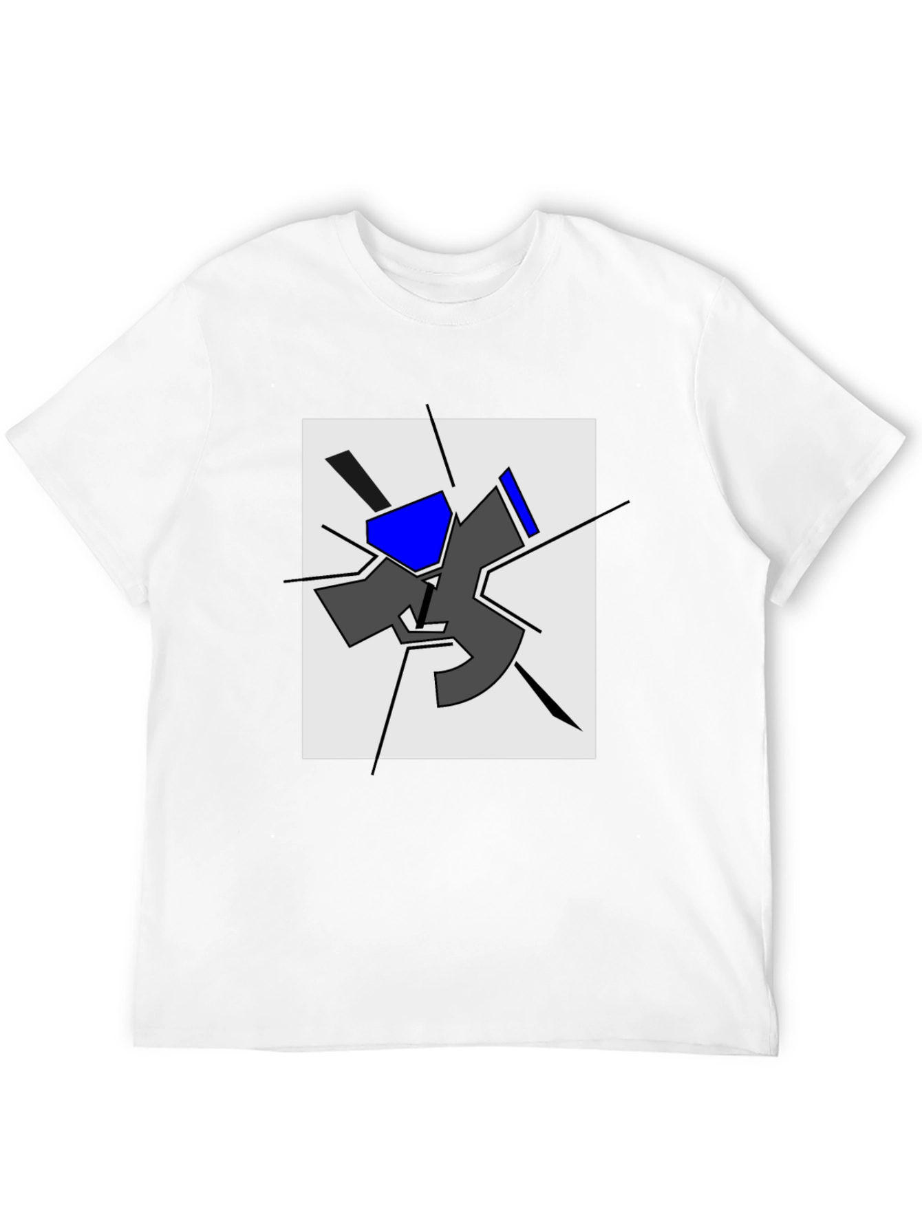 Abstract Geometric T-Shirt - Modern Art Tee