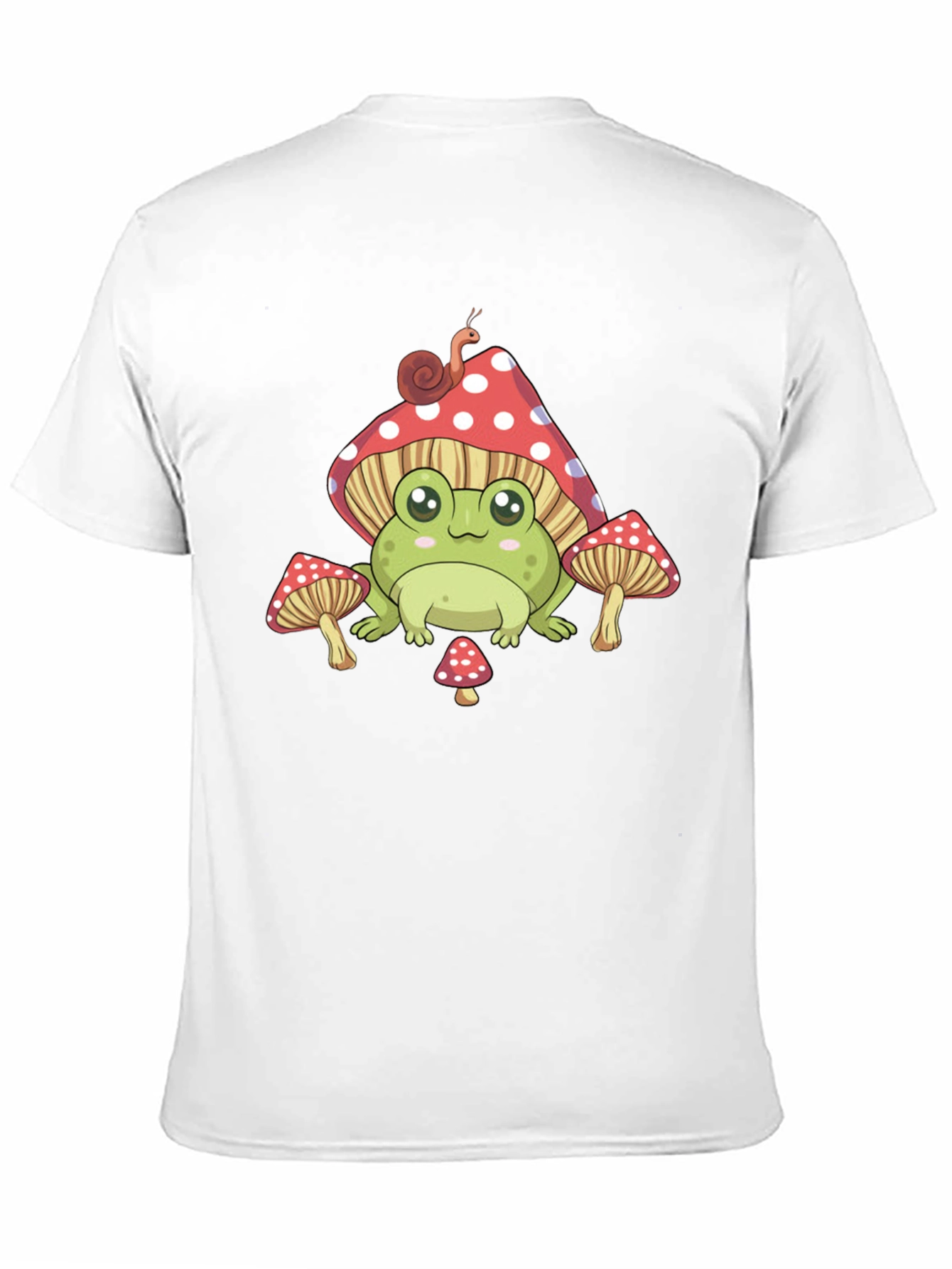 Cute Frog & Mushroom Graphic Tee