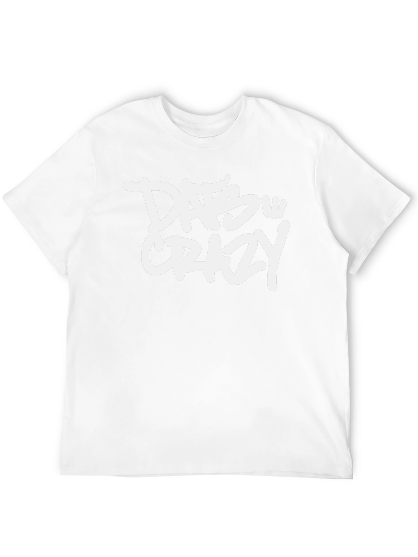 Dats W Crazy Graphic Tee - Black