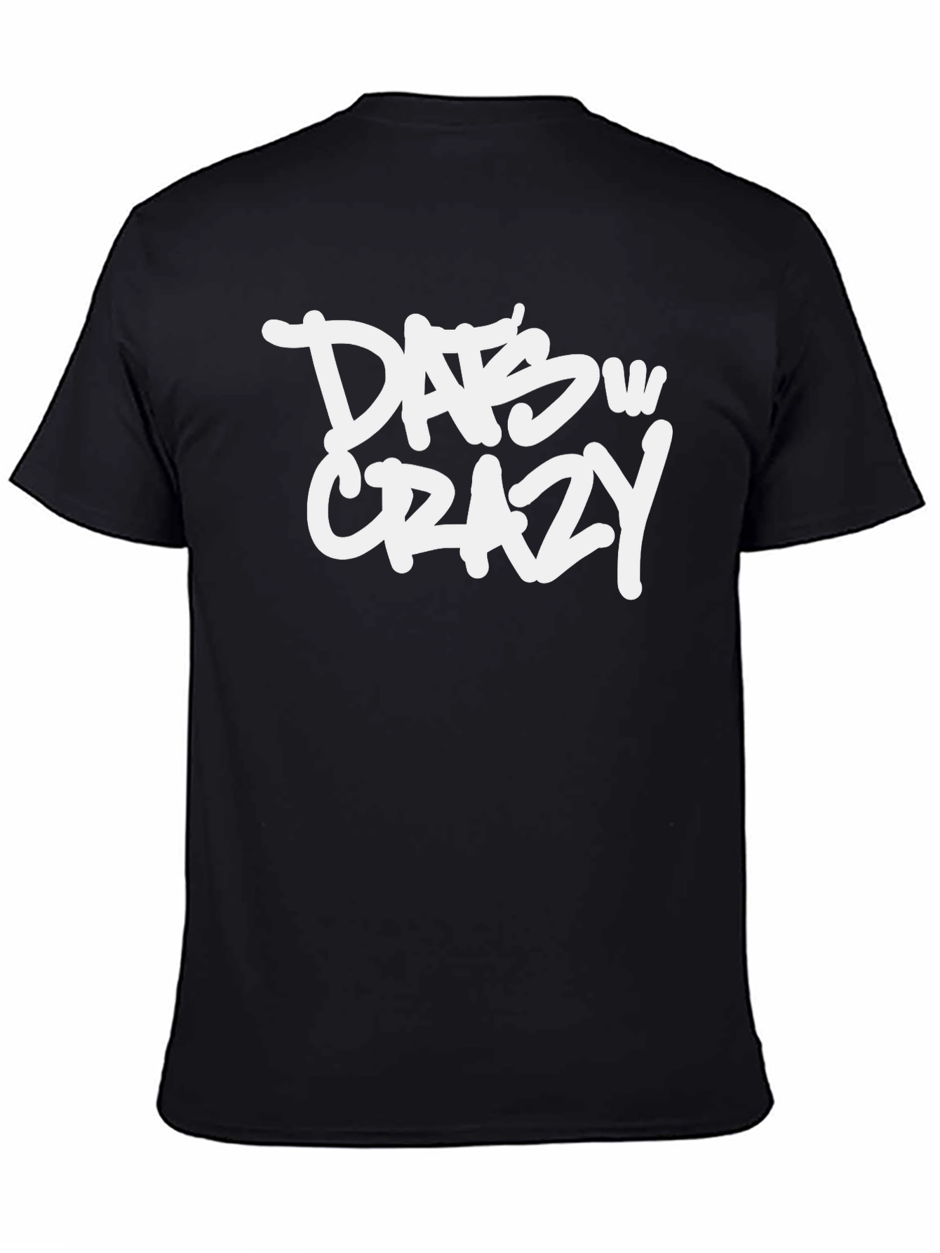 Dats W Crazy Graphic Tee - Black