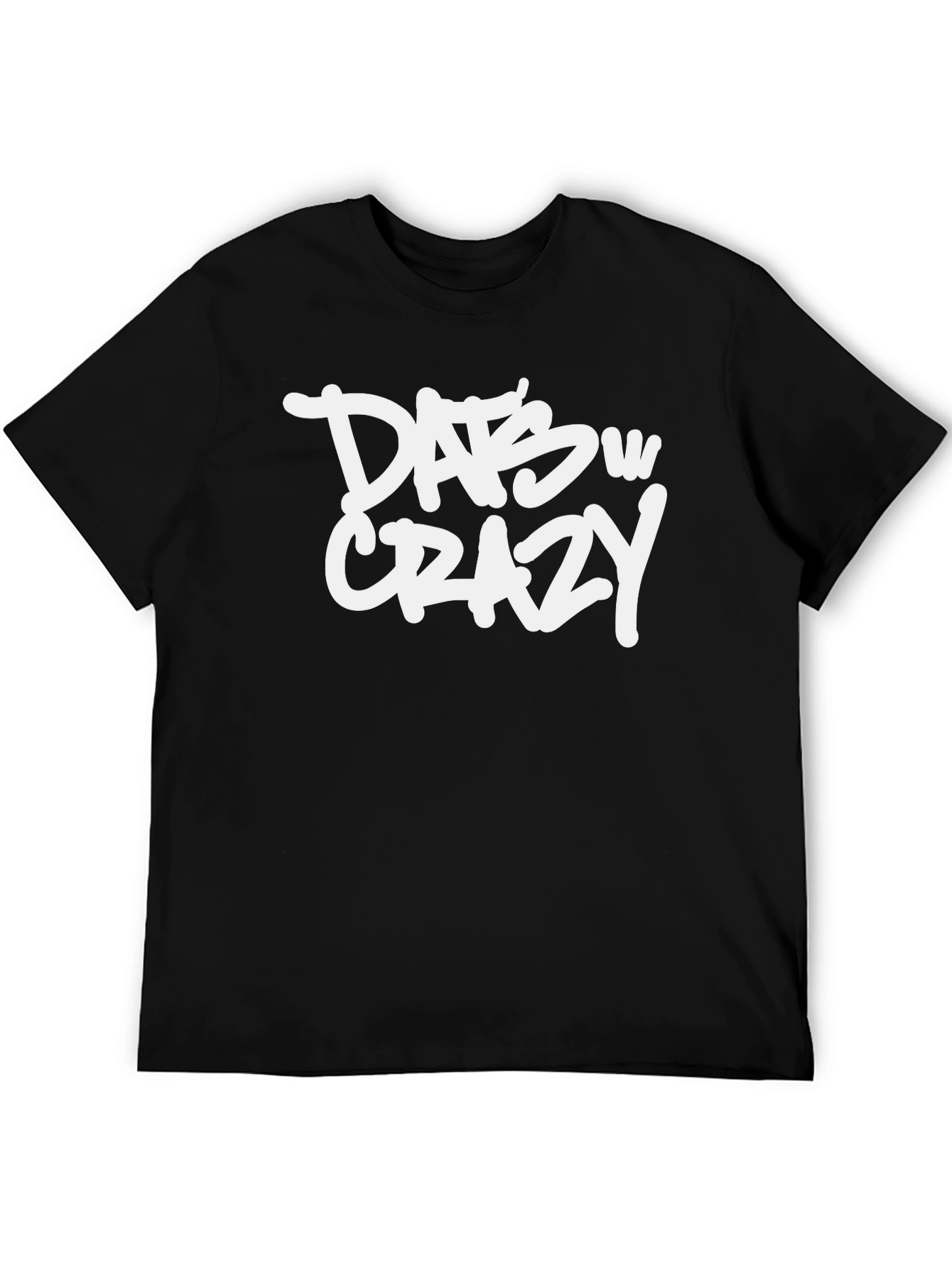 Dats W Crazy Graphic Tee - Black