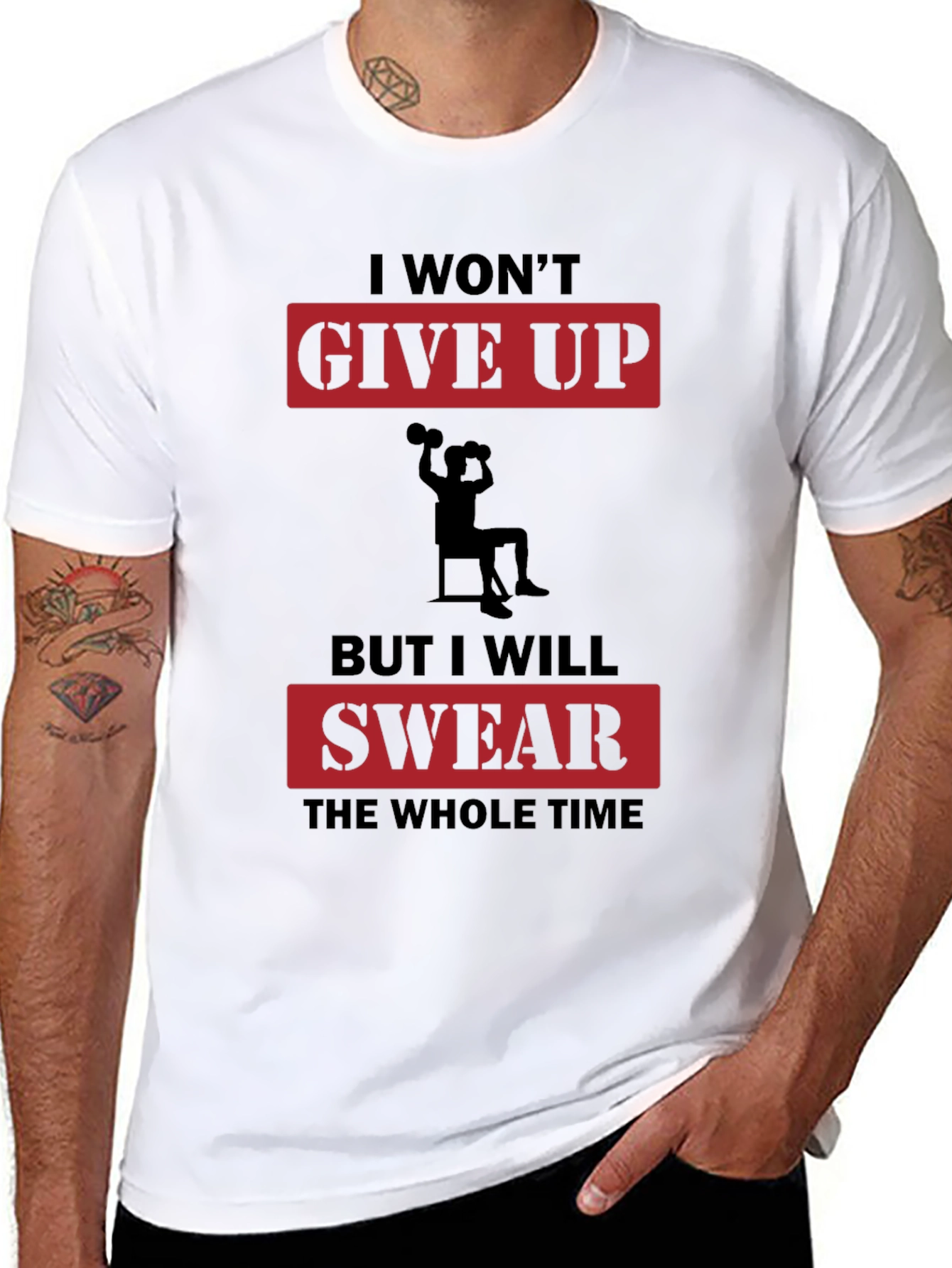 Funny Workout Motivation T-Shirt