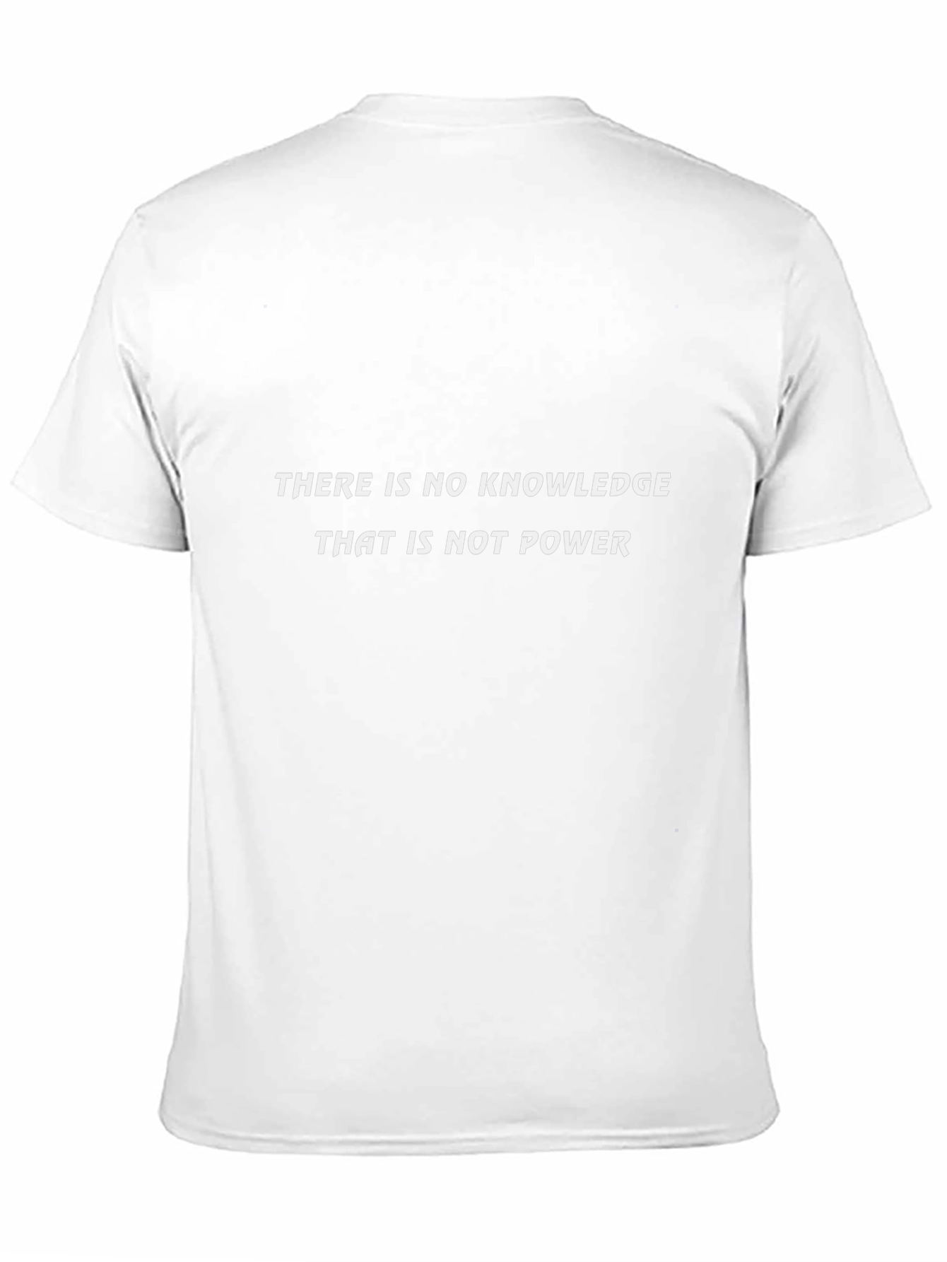 Knowledge is Power T-Shirt - Black Graphic Tee