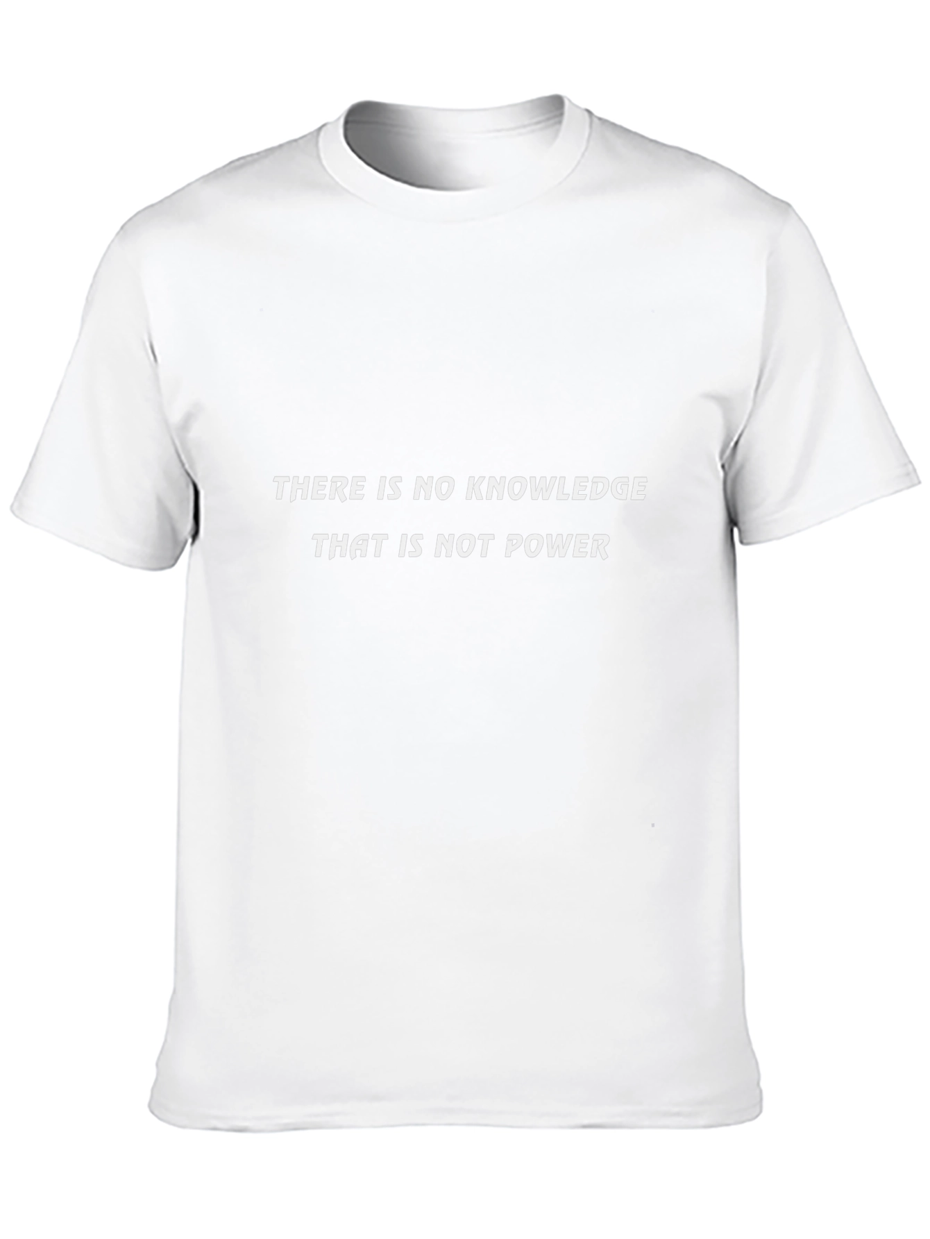 Knowledge is Power T-Shirt - Black Graphic Tee