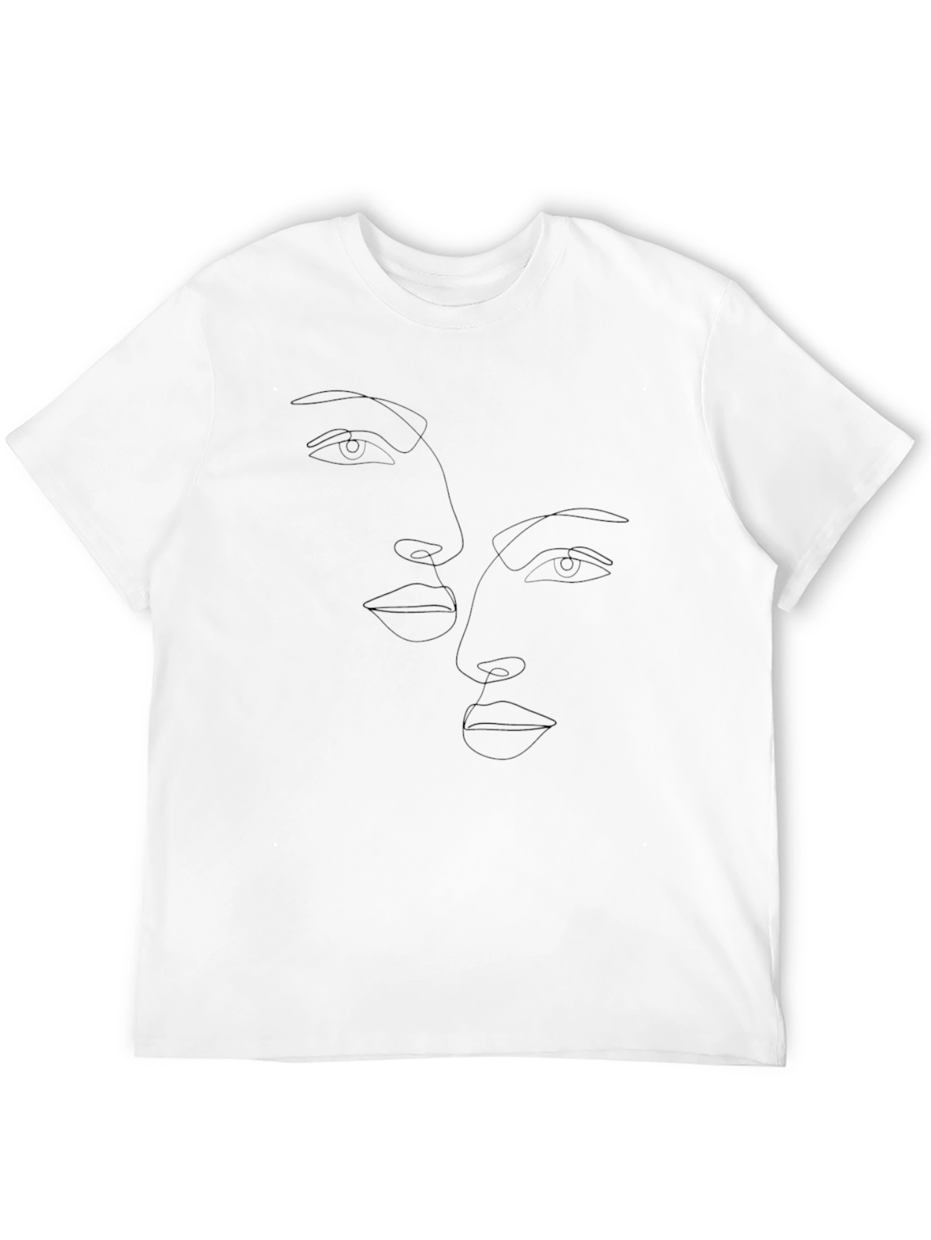 Classic Black Crew Neck Tee