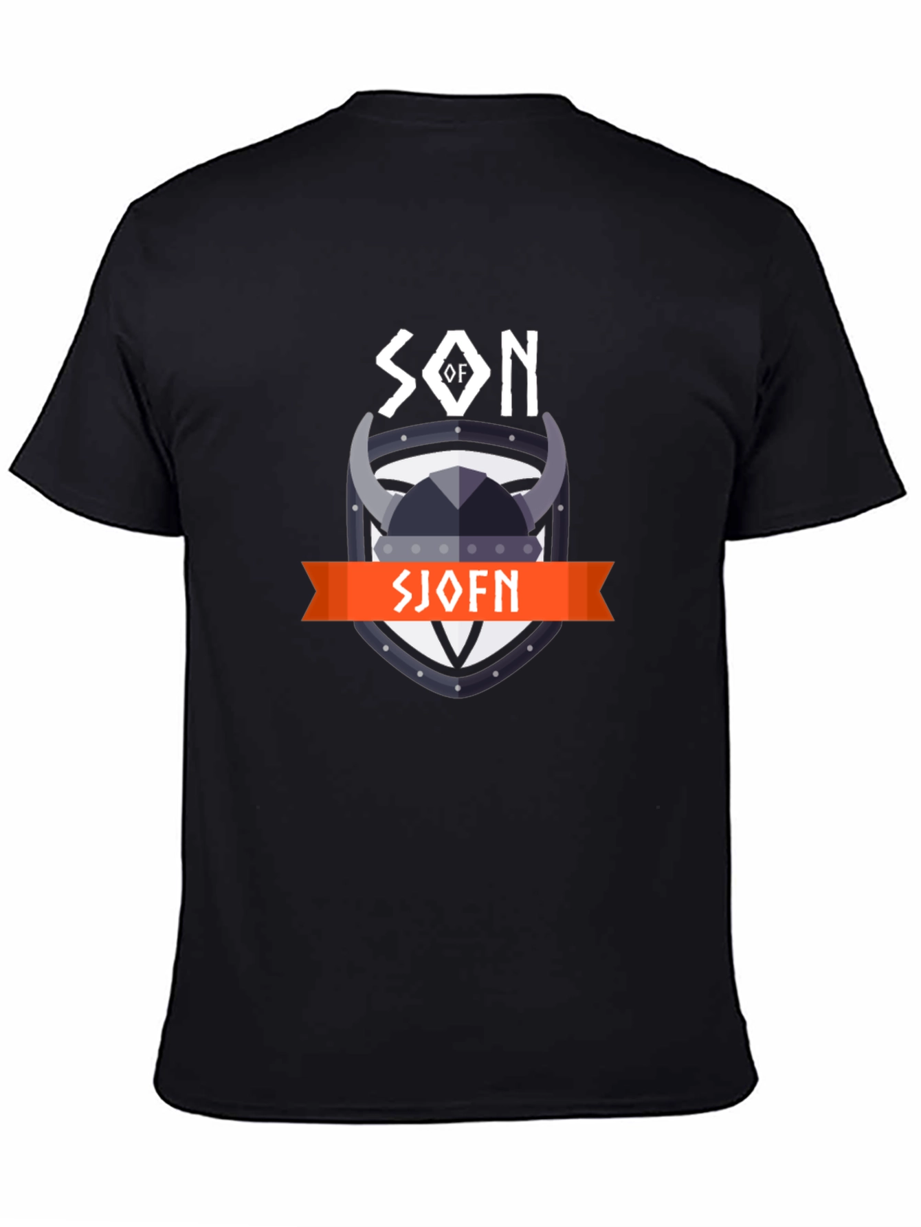 Son of Sjofn Viking T-Shirt - Black