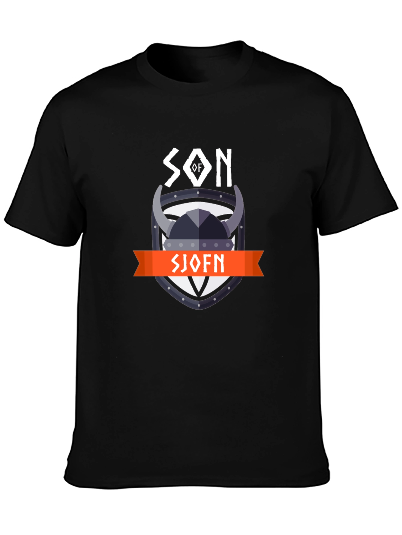 Son of Sjofn Viking T-Shirt - Black