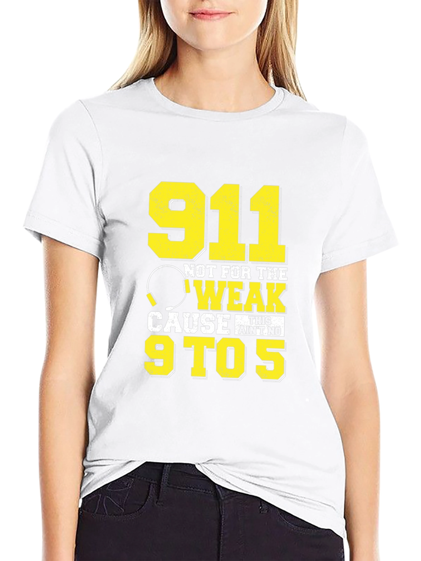911 Dispatcher Not For The Weak Graphic T-Shirt