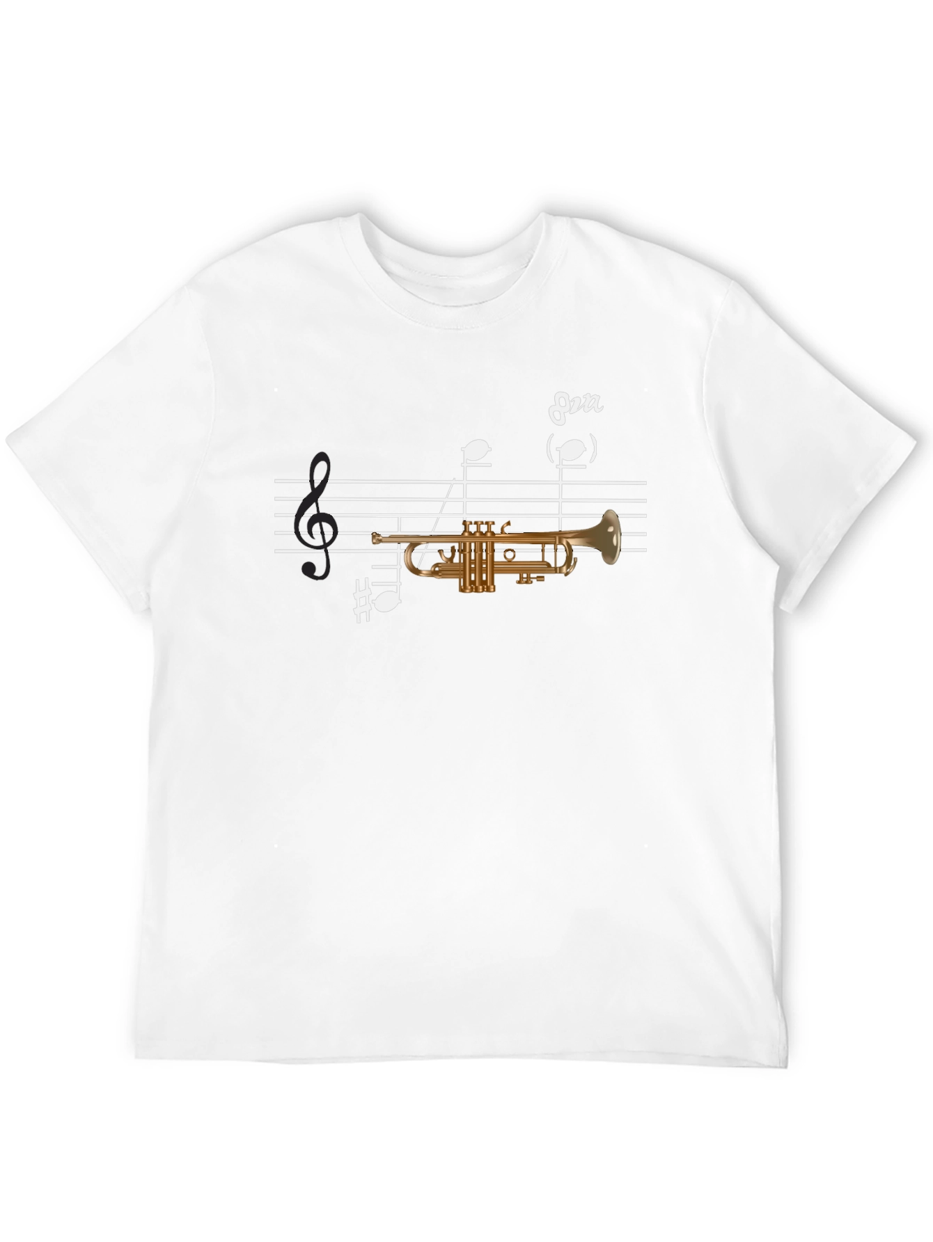 Musical Trumpet T-Shirt - Black