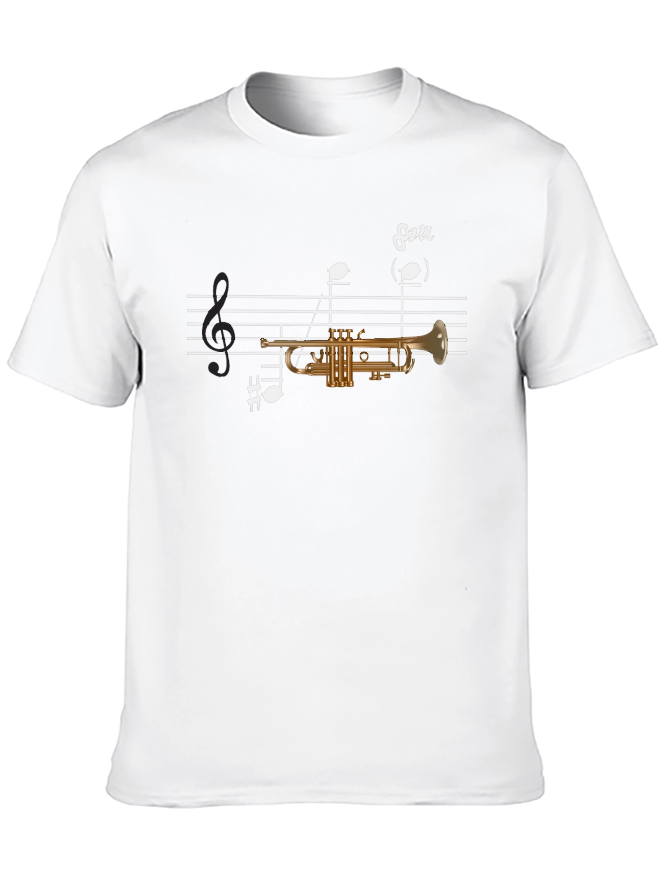 Musical Trumpet T-Shirt - Black