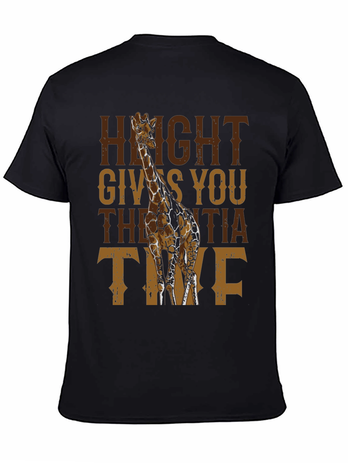 Giraffe Height Gives You Inertia Time T-Shirt