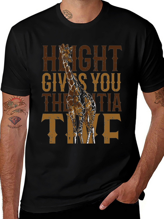 Giraffe Height Gives You Inertia Time T-Shirt