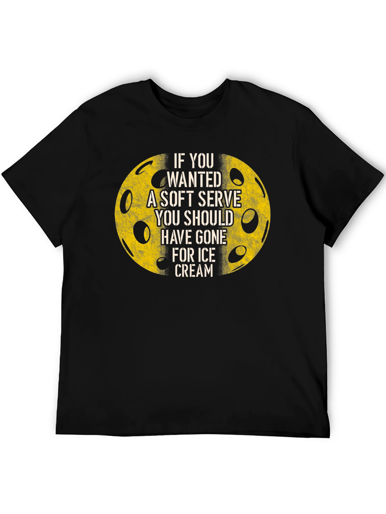 Funny Pickleball T-Shirt - Soft Serve Ice Cream