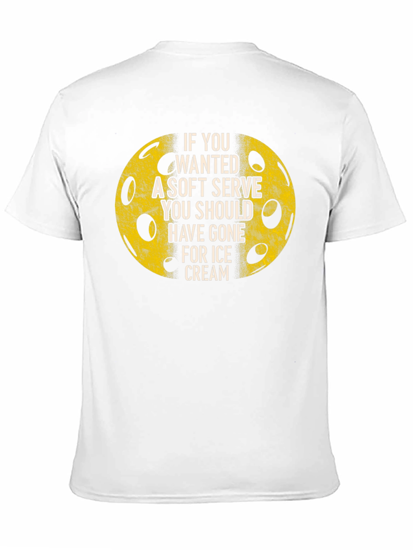 Funny Pickleball T-Shirt - Soft Serve Ice Cream