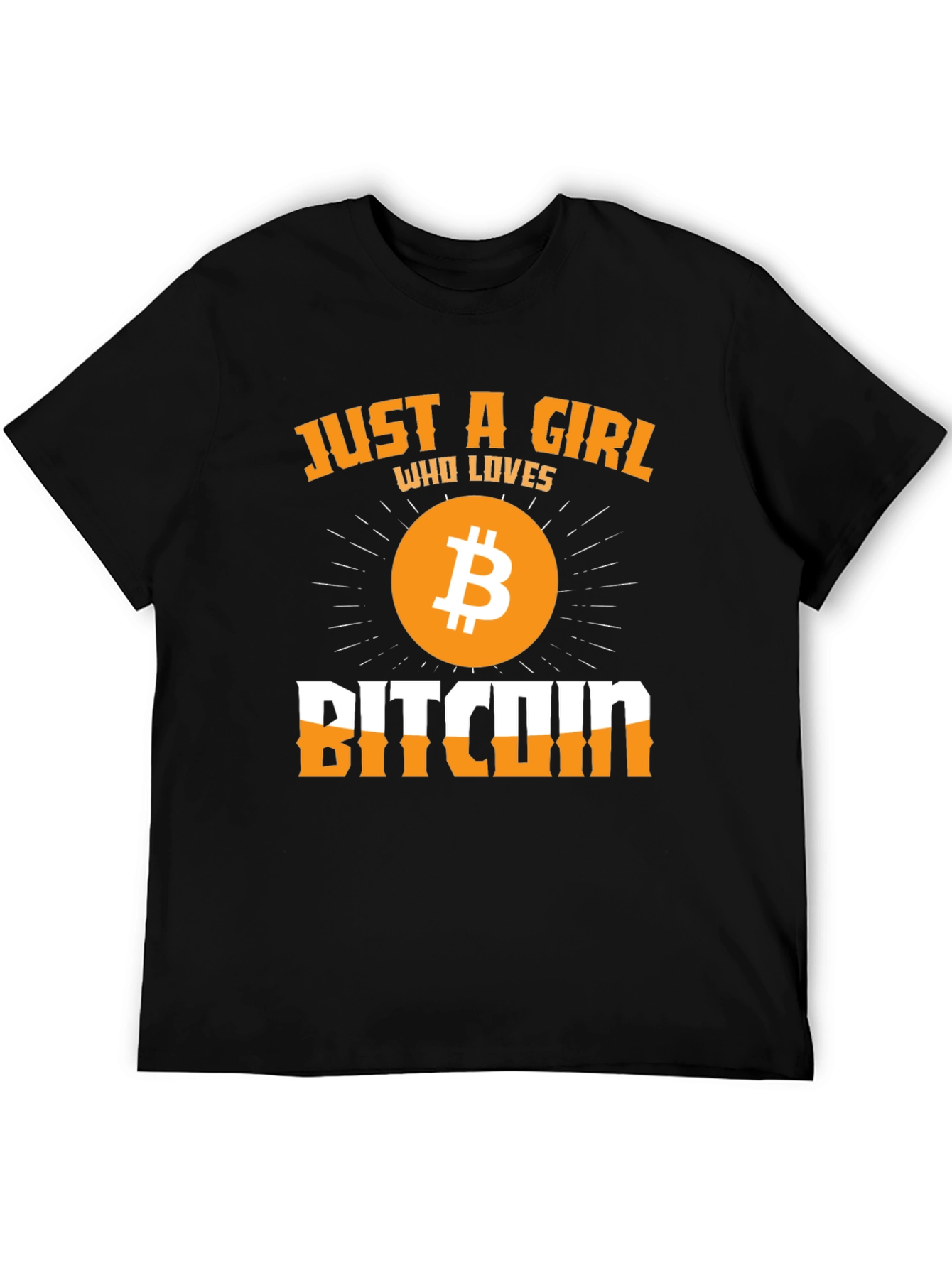 Just a Girl Who Loves Bitcoin - Graphic Tee