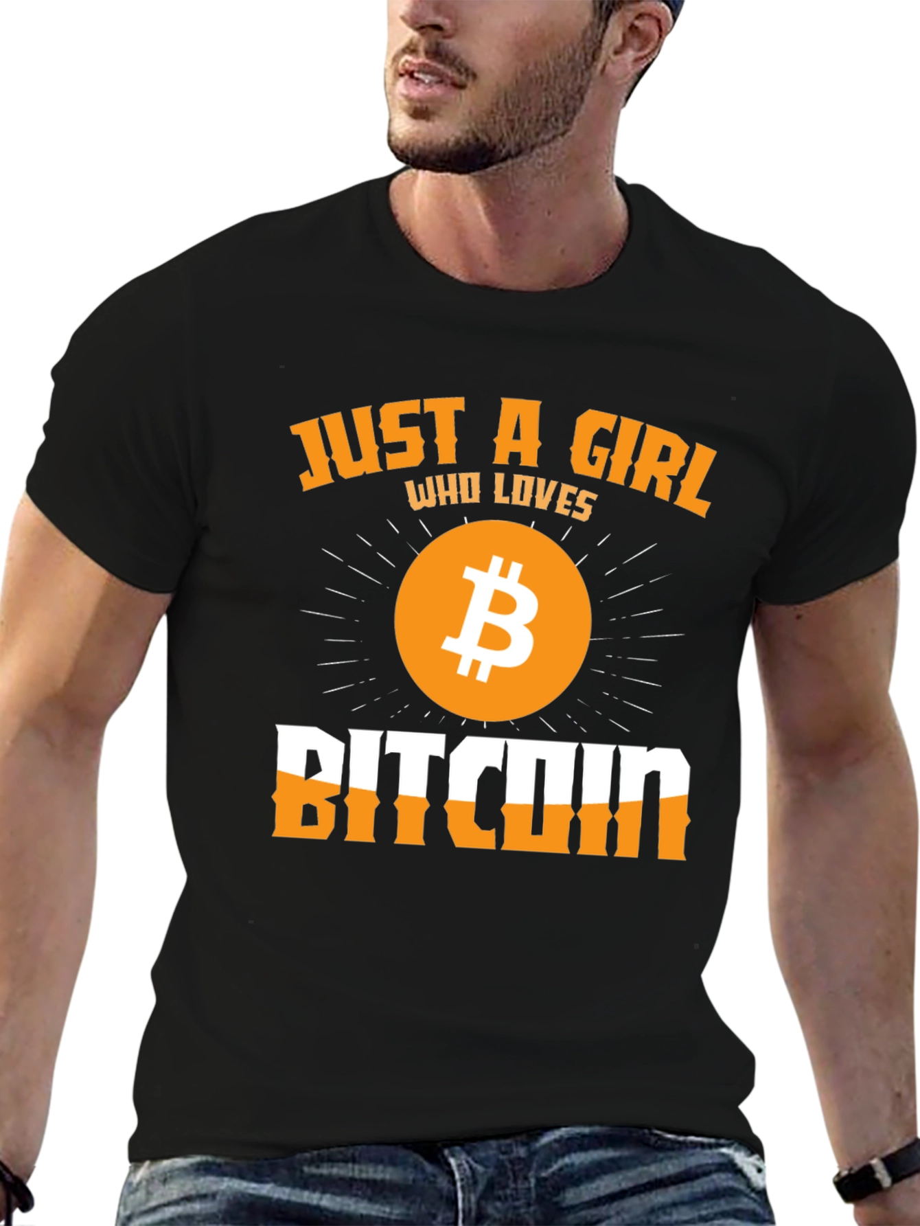Just a Girl Who Loves Bitcoin - Graphic Tee