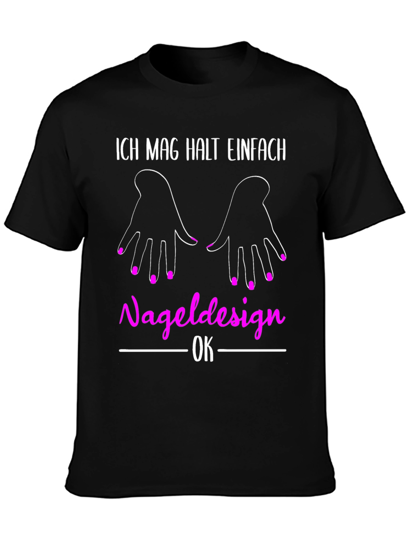 Funny Nail Design T-Shirt for Manicure Lovers
