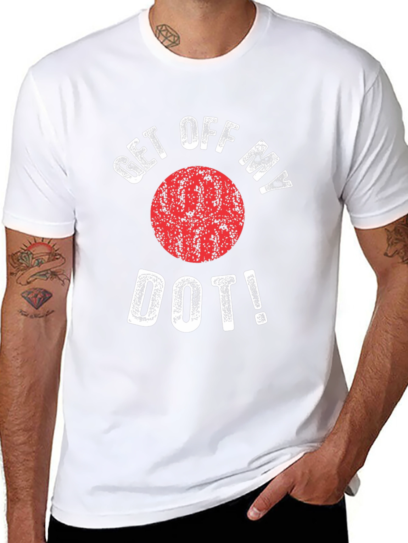 Get Off My Dot Graphic T-Shirt