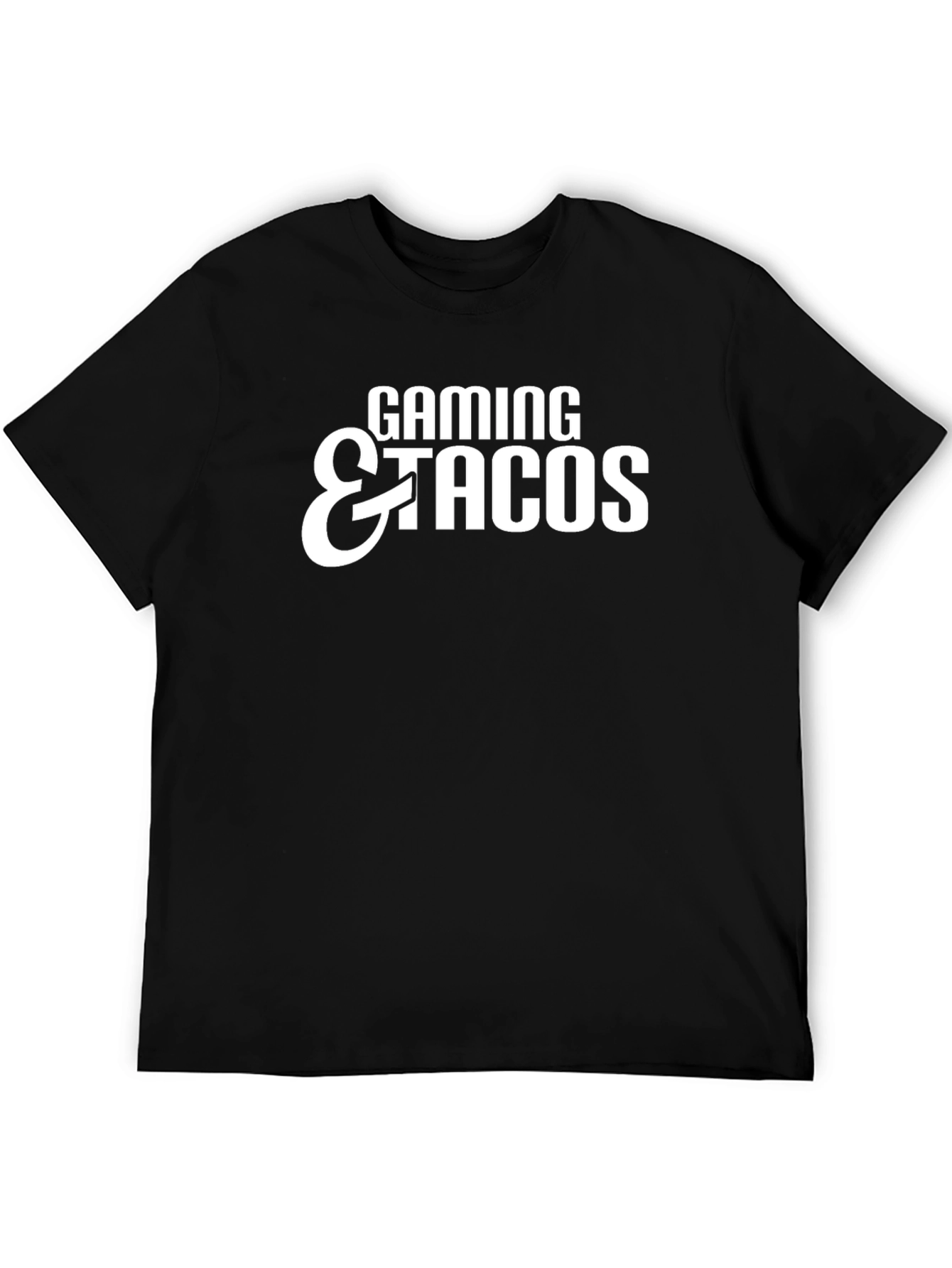 Gaming & Tacos Graphic Tee - Black