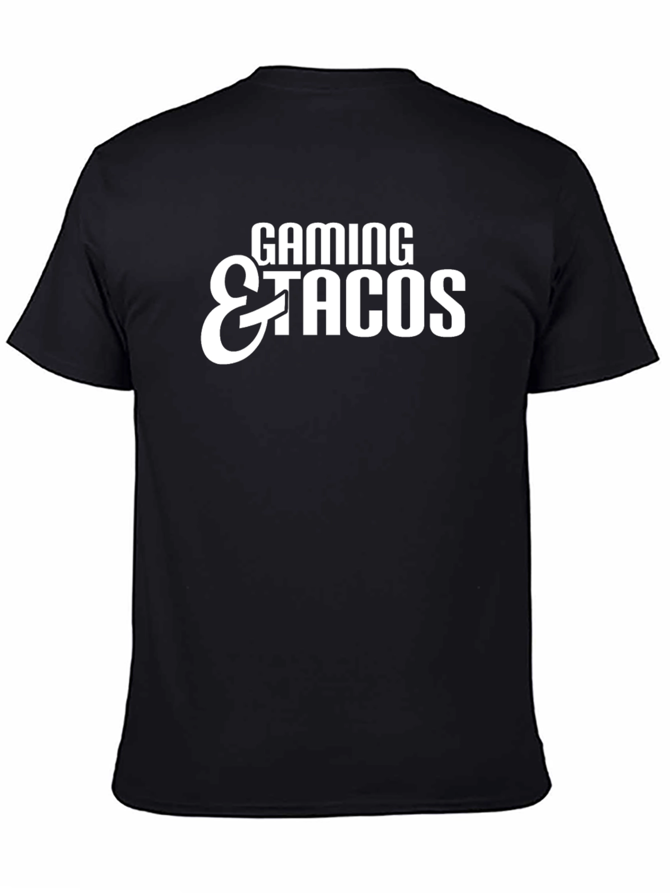 Gaming & Tacos Graphic Tee - Black