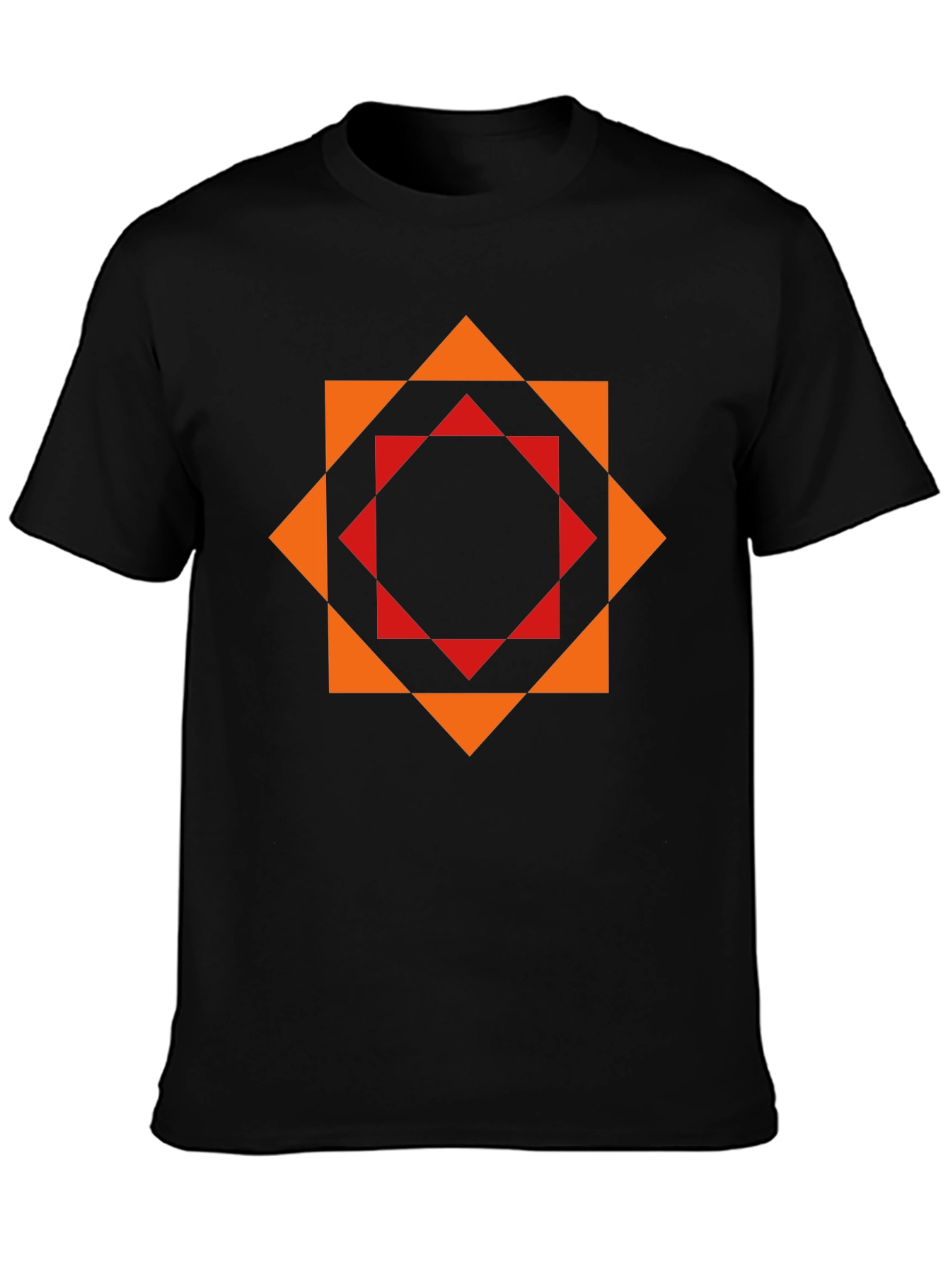 Geometric Print T-Shirt - Modern Stylish Design