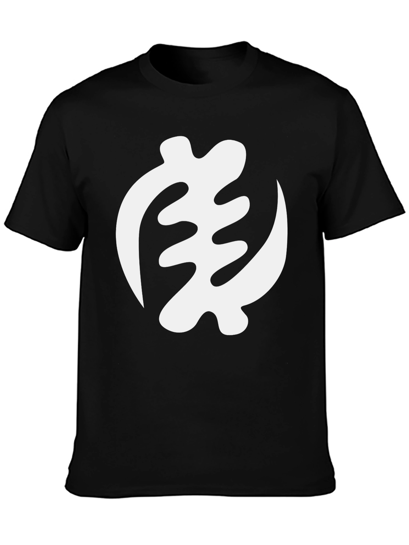 Adinkra Gye Nyame Symbol Black Tee