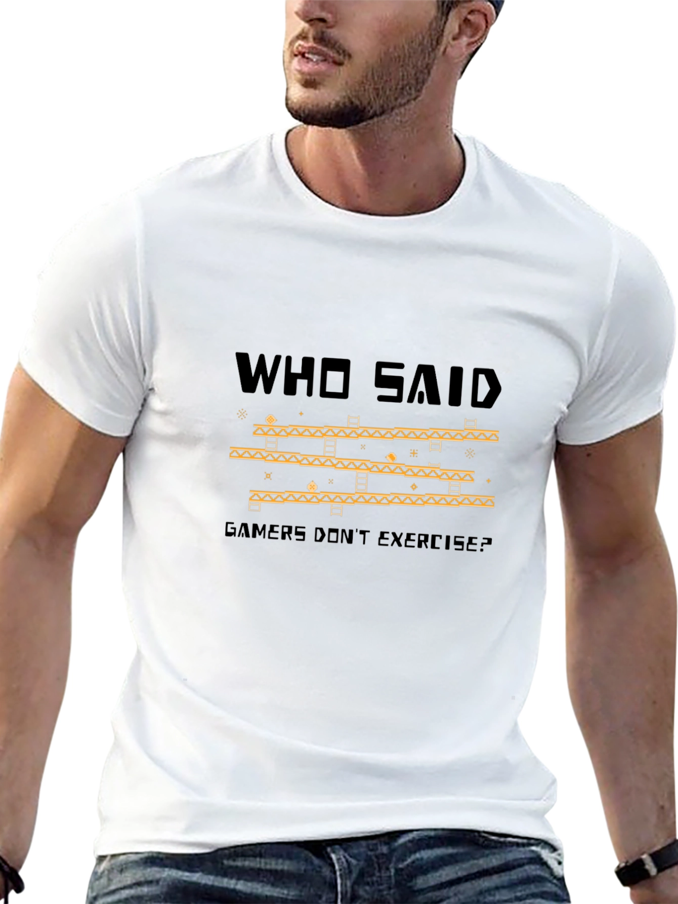 Gamer Exercise Black T-Shirt
