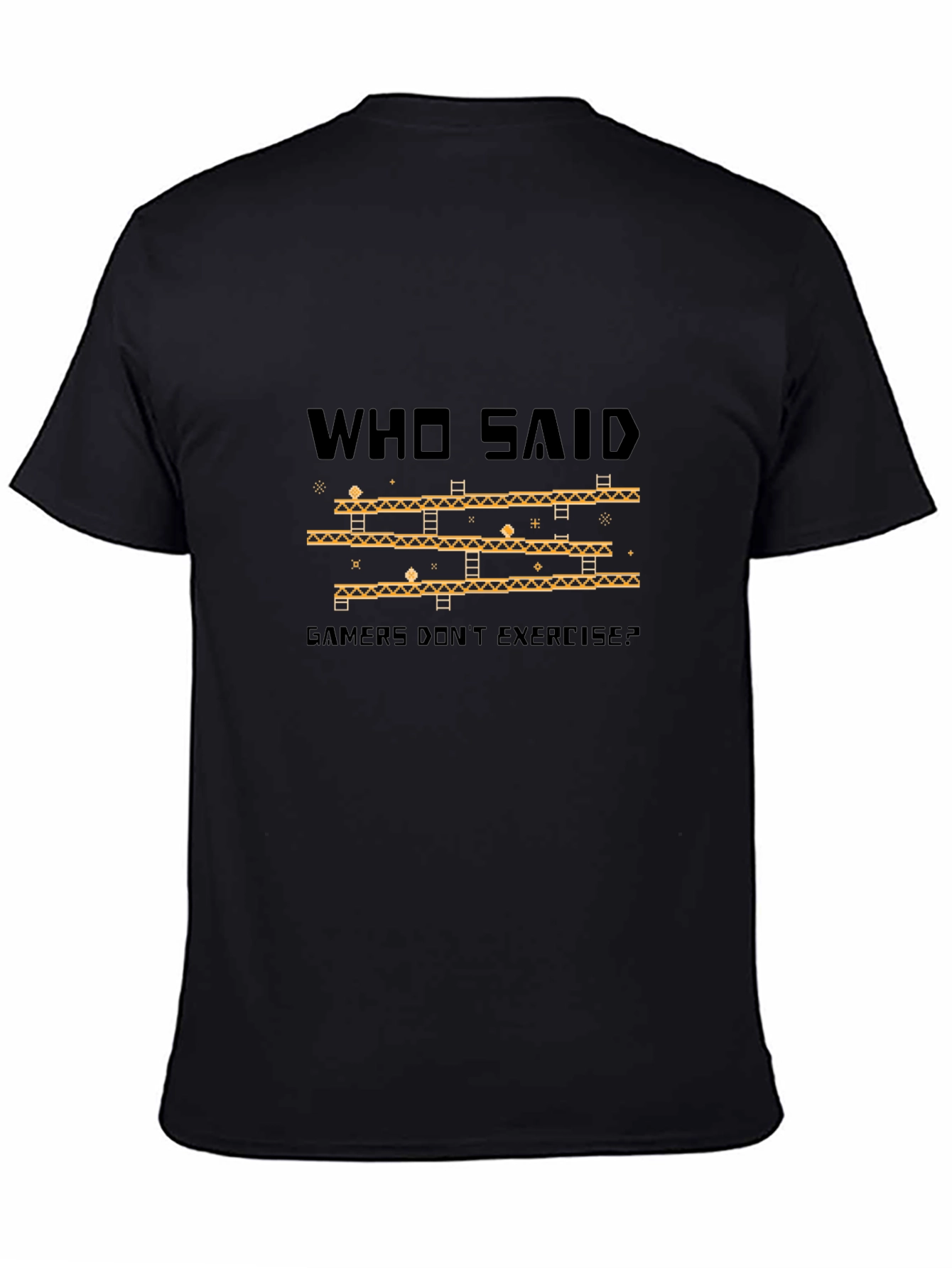 Gamer Exercise Black T-Shirt