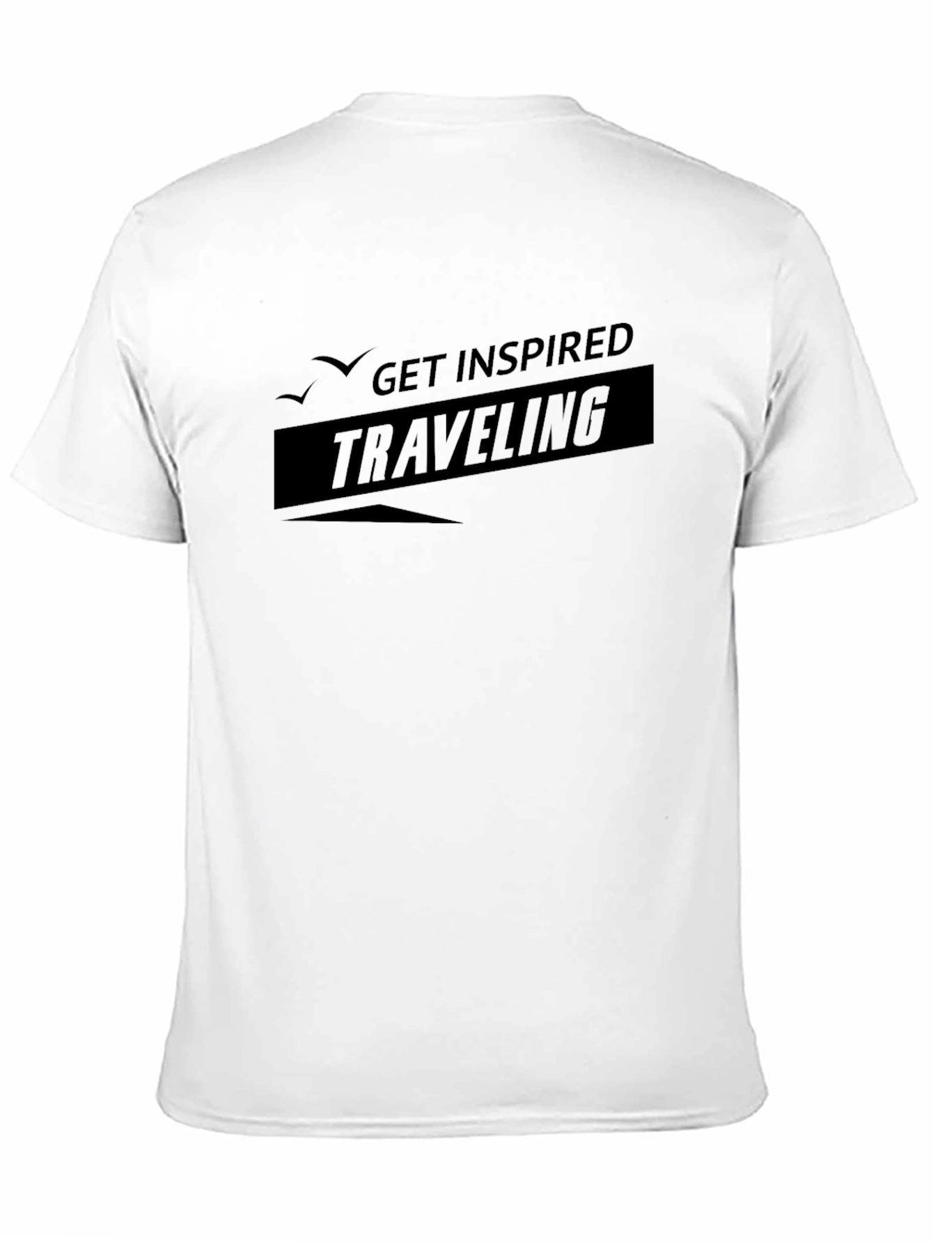 Get Inspired Traveling Black T-Shirt