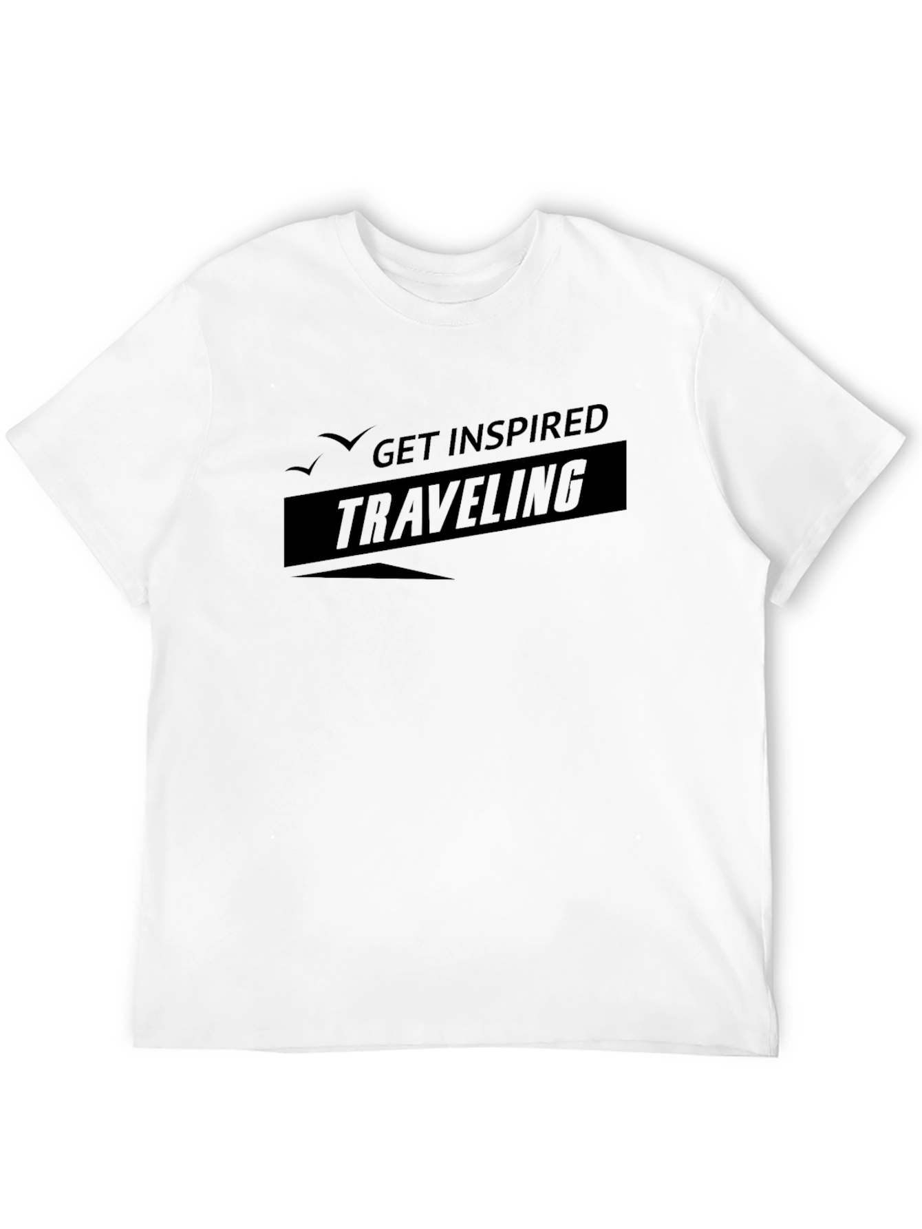 Get Inspired Traveling Black T-Shirt