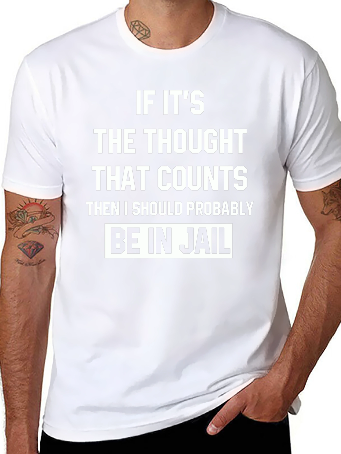 Funny Thought That Counts Graphic T-Shirt