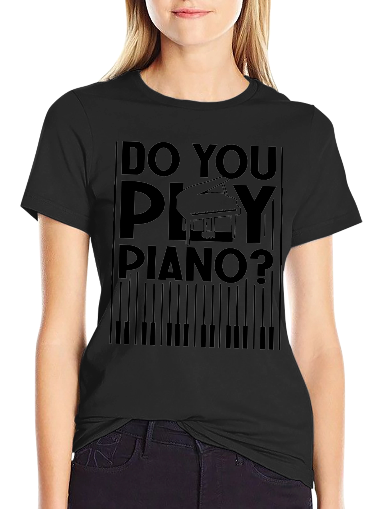 Do You Play Piano? Graphic T-Shirt