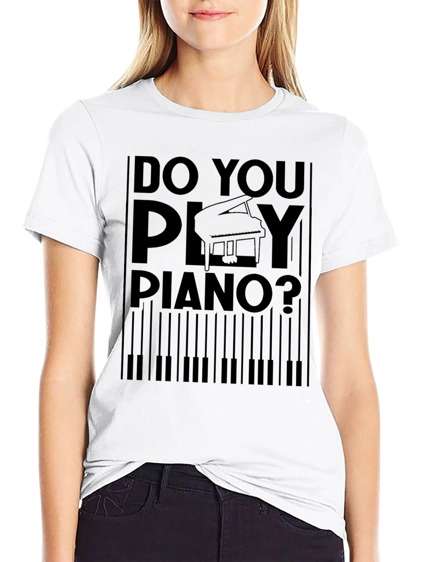 Do You Play Piano? Graphic T-Shirt