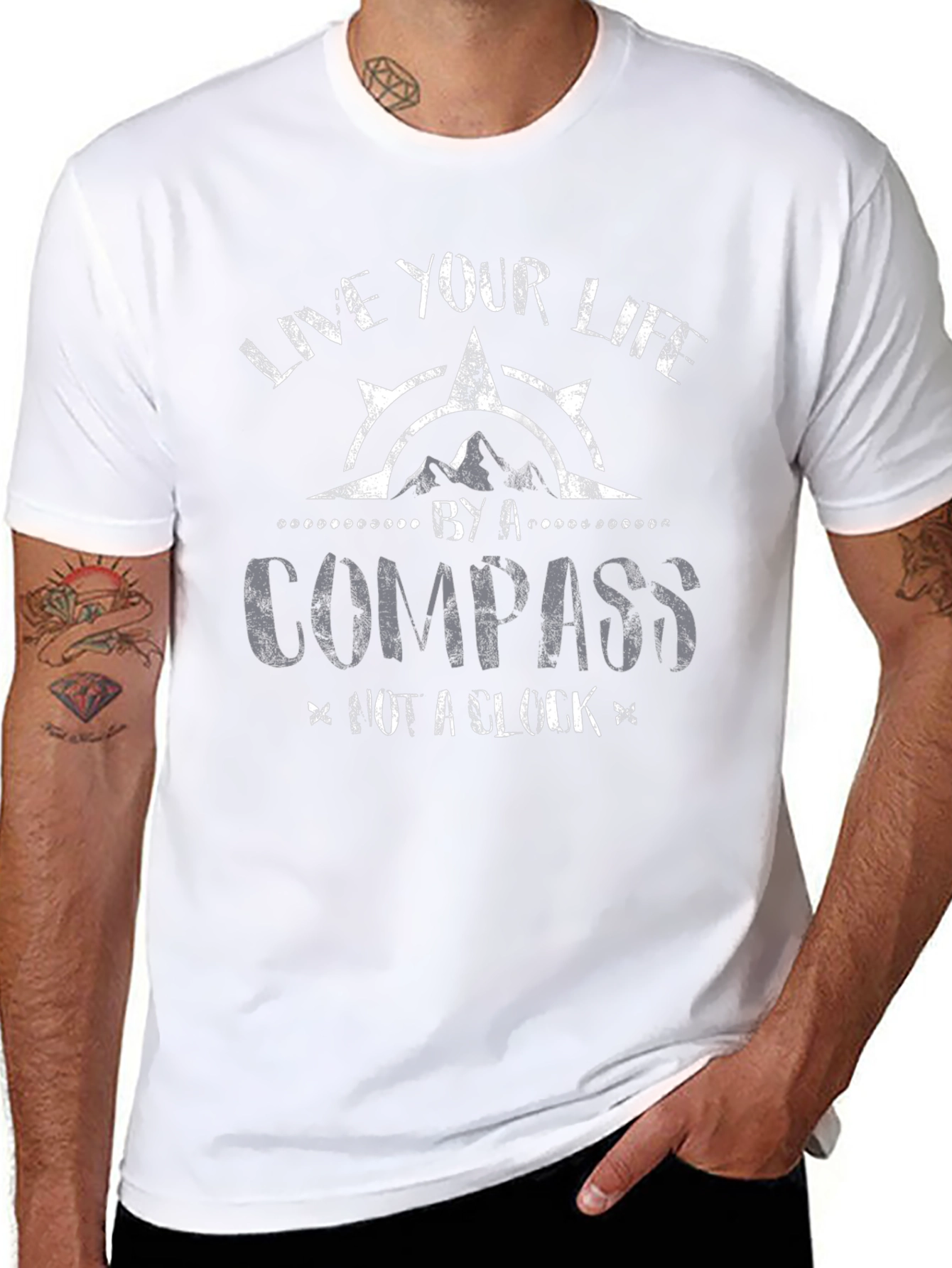 Live Your Life by a Compass T-Shirt