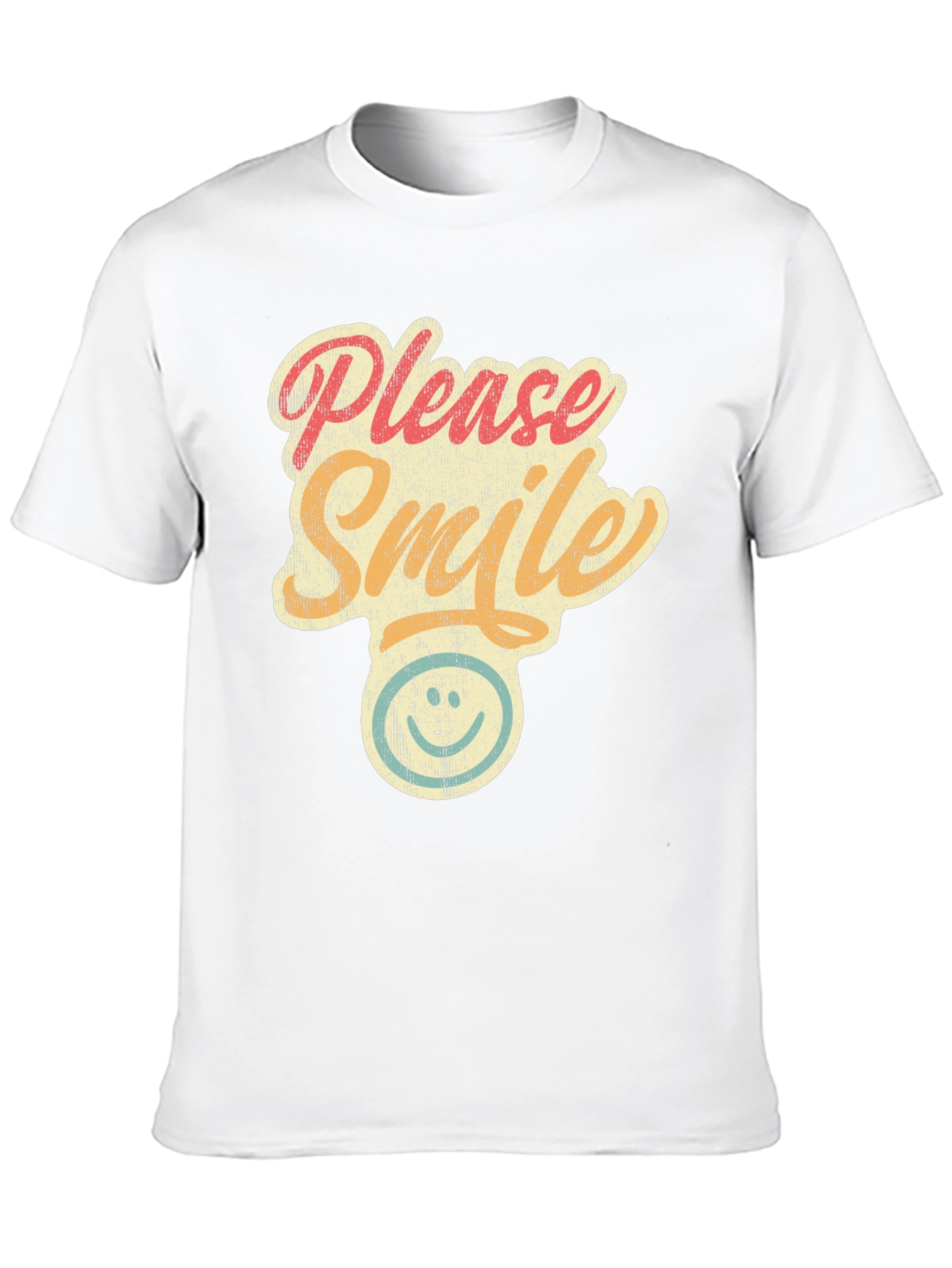 Please Smile Graphic T-Shirt